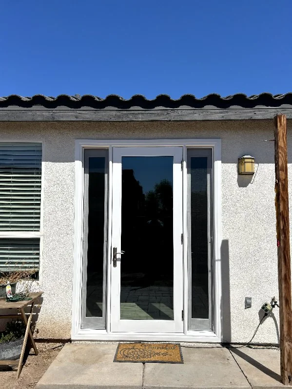 Full glass door with sidelites, RJ Construction